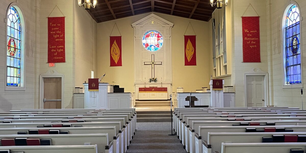 Worship with us any time...